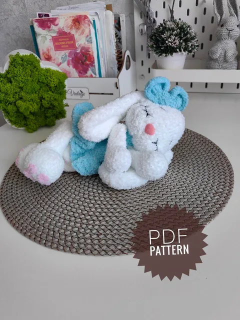 Crochet bunny comforter pattern