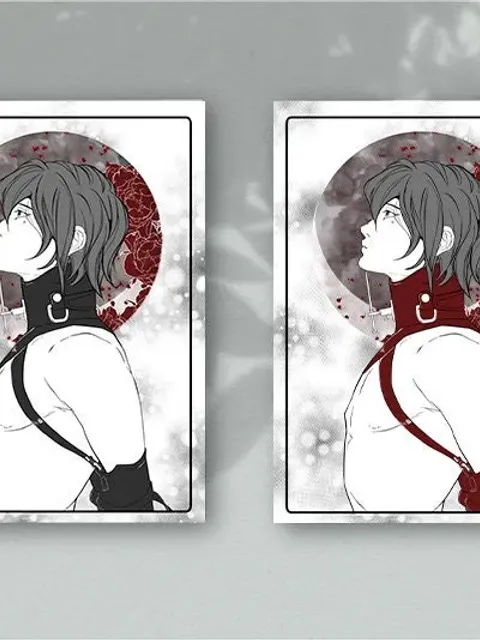 Posture | 2-sided KiNKtober Boyslove 2020 Druck/Poster Matt | A4 Größe (210 x 297mm, 8,3 x 11,7 Zoll) | Yaoi | Yaoiart €15.00