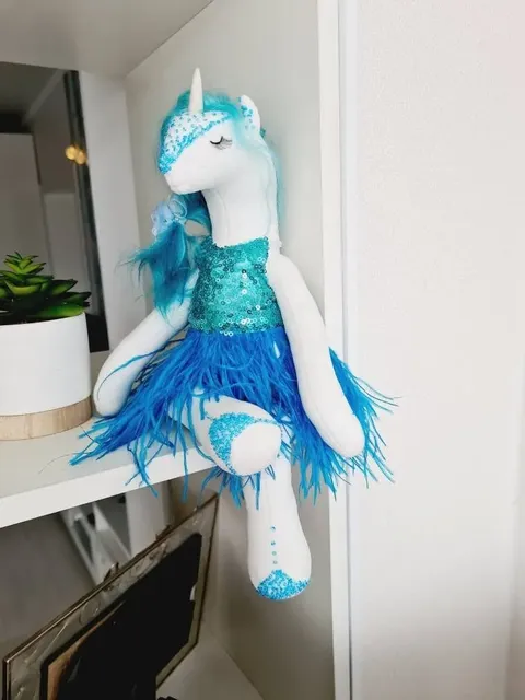 Unicorn, unicorn toy, unicorn toy doll, unicorn interior doll, gift for birthday, rag toy $120.00