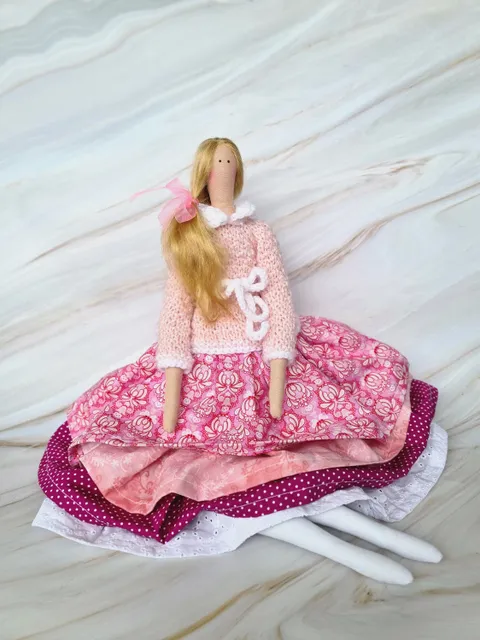 Tilda doll fabric, Elegant Tilda, soft doll, gift for mother, Tilda $105.00