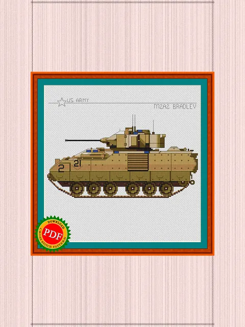Bradley IFV Cross Stitch Pattern | M2 Bradley Chart