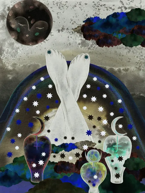 Art print Digital illustration Relaxation and Harmony