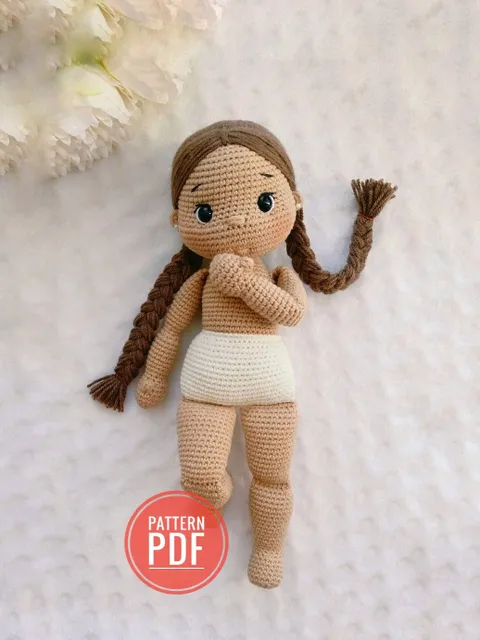 Crochet pattern perfect body doll