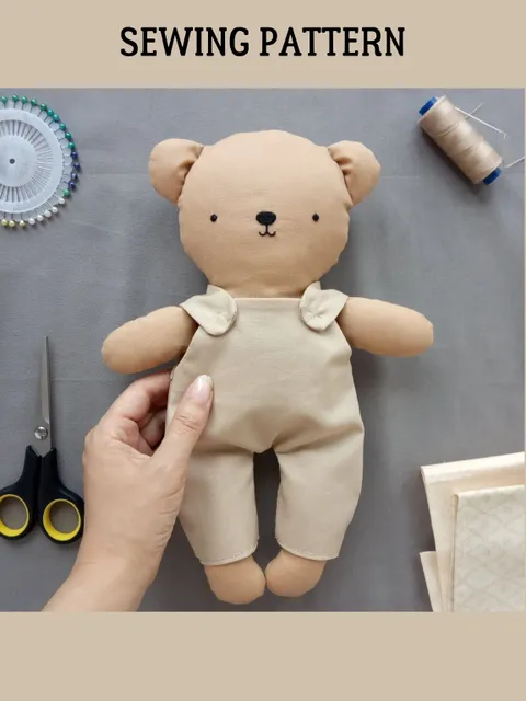 Bear Doll Easy Pattern PDF