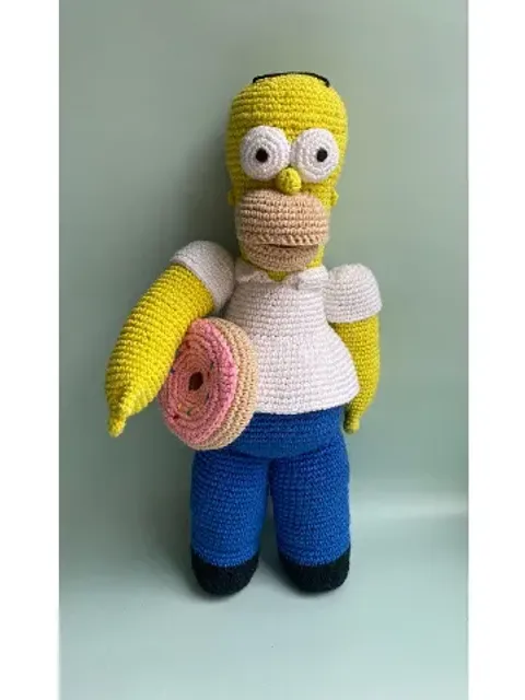 Homer Simpson PDF crochet pattern