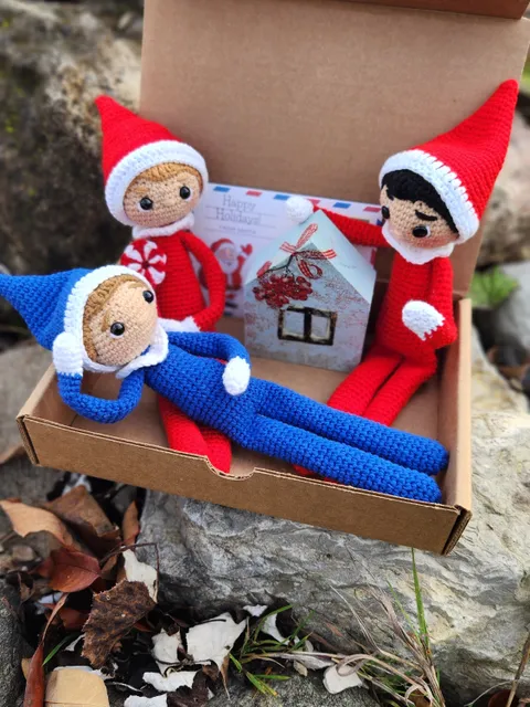 The charming Christmas Elf Boy crochet pattern