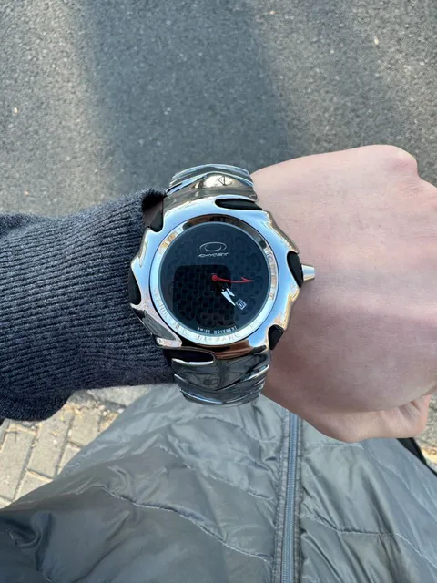 時計 00s y2k archive watch KIOSK OAKLEY Oakley D1 Digital Watch 00s Y2K Style Techwear Silver