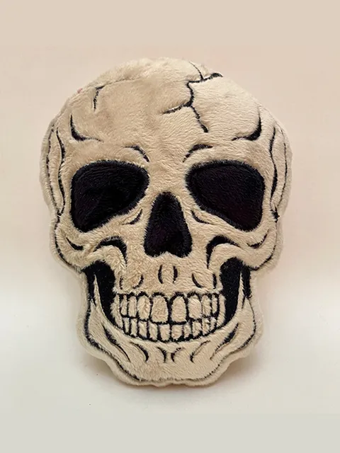 In The Hoop Machine Embroidery design ITH Halloween Scull Ghost Zombie Sceleton toy soft stuffed in the Hoop ITH Pattern.