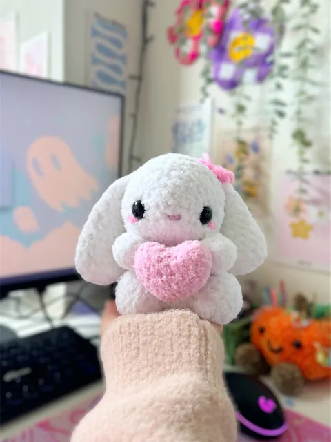 Baby Bunny crochet pattern PDF, amigurumi crochet, plushie toys, crochet bunny, cute toys