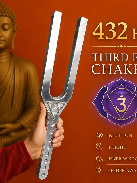 432Hz Sound Sword Tuning Fork, Third Eye Chakra, Ajna Meditation