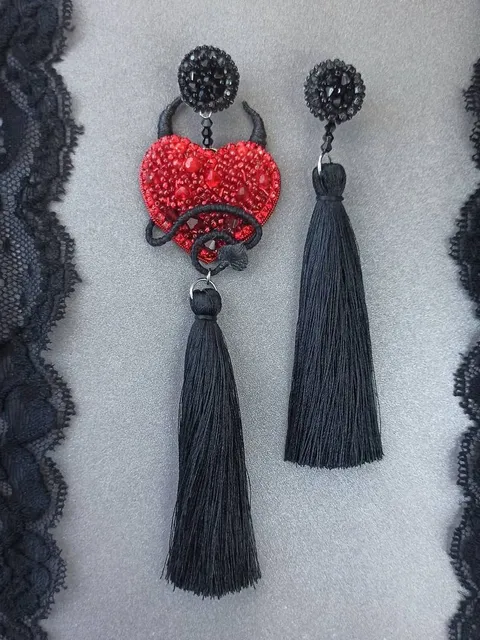 Серьги Сердце RUB 2,600.00