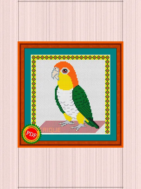 Caique Cross Stitch Pattern | Caique Parrot