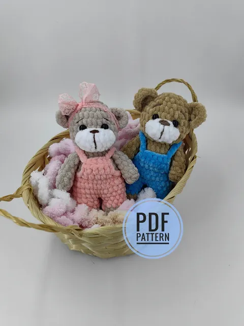 Bear crochet pattern softy yarn