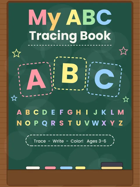 cuddlencolors Make learning fun with this 29-page ABC tracing workbook ...