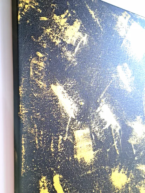Interior oil painting with gold "Golden Marble" abstraction with gold paint abstract art on canvas contemporary art modern art