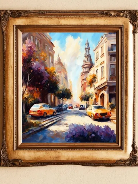 Digital Wall Art/ Digital art illustrations cityscape. Wall Decor
