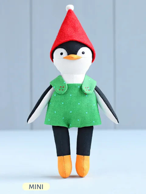 PDF Mini Penguin Stuffed Animal Sewing Pattern