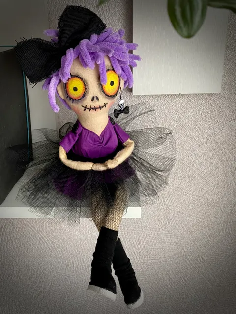 Cute creepy doll . Halloween gift