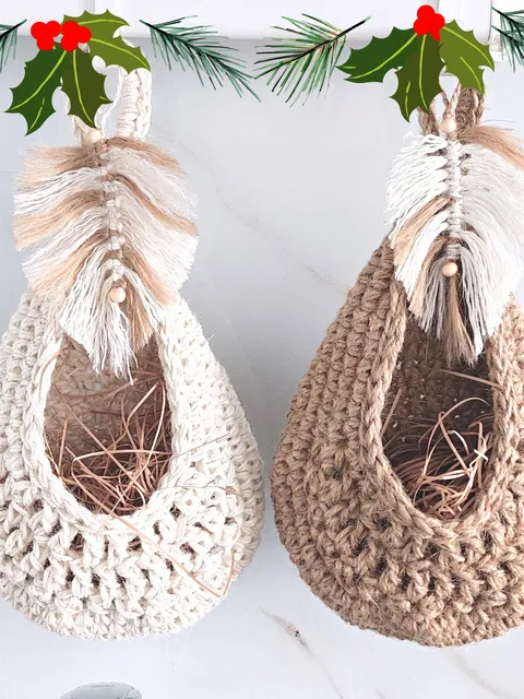 Mother's Day present Kitchen hanging storage baskets