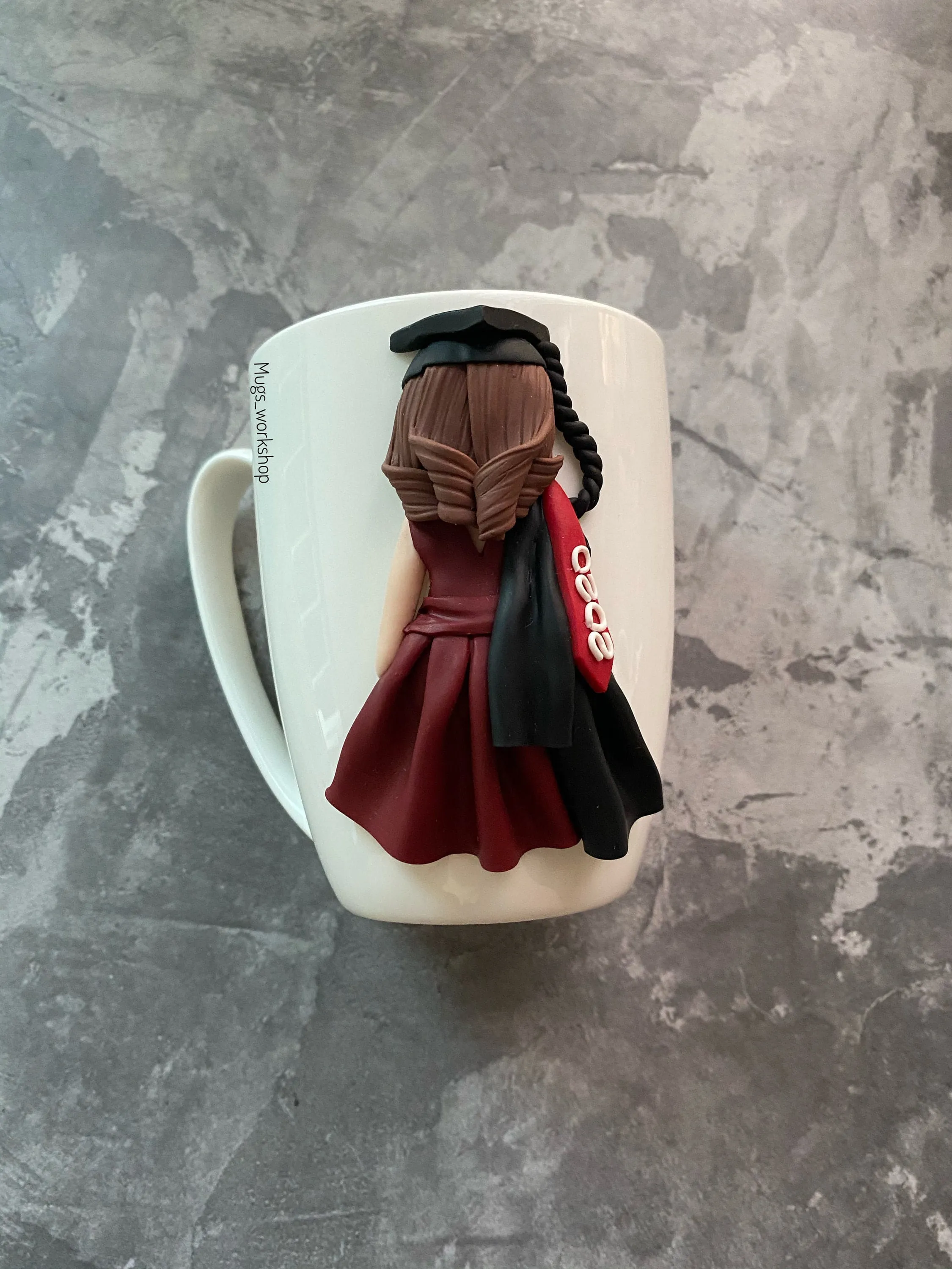 Custom funny coffee pottery mug - graduation 2020 $45.00 | Buy online ...