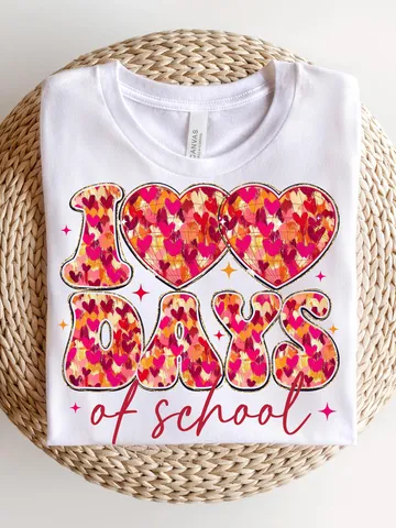Glitter 100 days of school png, Teacher 100 days of school png, Brushstroke 100 Days Sublimation Design, Heart Disco 100 day of school png $3.34