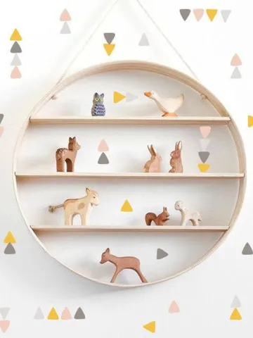 Triangle Wall Decals - Triangle Wall Sticker , Scandinavian Nursery Decor, Wall Decor, Geometric Wall Decals, Triangle Wall Stickers h11 $38.99