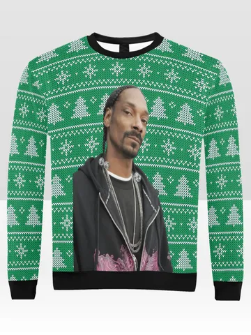 Snoop Dogg Ugly Christmas Sweater $60.00