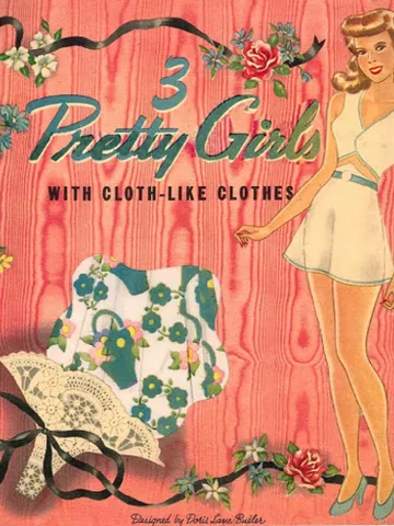 Paper Doll 3 Beautiful Girls Digital Download PDF $2.50