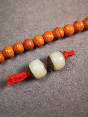 Gandhanra Yak Bone Carved Tibetan Mala Spacer Beads,Marker Beads for Prayer Beads Necklace Accessories,0.43" × 0.4" $19.99