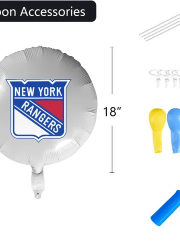 New York Rangers Foil Balloon $24.00