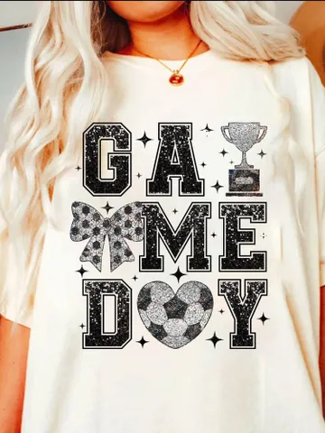 Soccer Png, Soccer Game Day Png, Coquette Soccer Png Shirt Design, Soccer Mama Png, Soccer Mom Png Sublimation, Soccer Design Png, Game Day $3.34