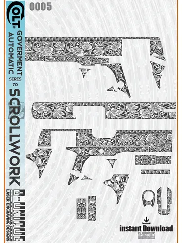 Colt Combat Commander 38 Scrollwork $70.00