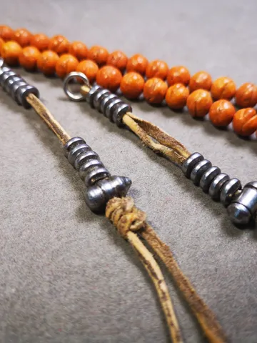 Gandhanra 7mm Tibetan Buddhist Prayer Bead Counters for 8-15mm Mala,with Dorje and Bell Pendant,Made of Cold Iron,60 Years Old $129.99