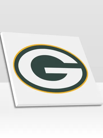 Green Bay Packers Frame Canvas Print, Wall Art Home Decor Poster $24.00