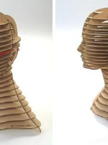 Digital Template Cnc Router Files Cnc Parametric Head Files for Wood Laser Cut Pattern $7.50