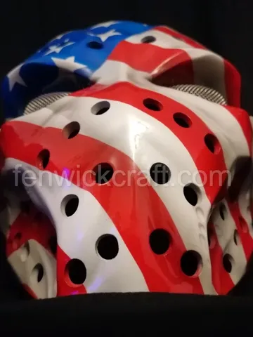 Helmet American Flag / Pride of the Nation of the USA $380.00