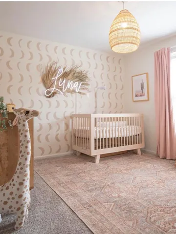 Moon Phases Wall Decal - Luna Moons, Moon Phases Sticker, Crescent Decals, Boho Nursery h212 $23.99