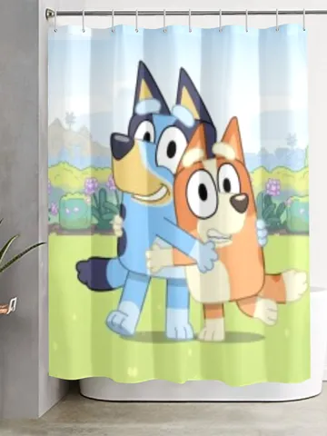 Bluey and Bingo Shower Curtain $48.00