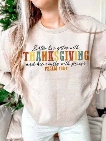 Bible Verse svg PNG | Psalm 100:4 | Thanksgiving Png | Fall Png | Thankful Png | PNG | sublimation | Sublimation Png Designs | Digital svg $3.72