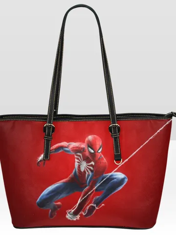 Spiderman Leather Tote Bag $60.00