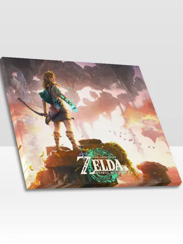 Zelda Tears of the Kingdom Frame Canvas Print, Wall Art Home Decor Poster $24.00
