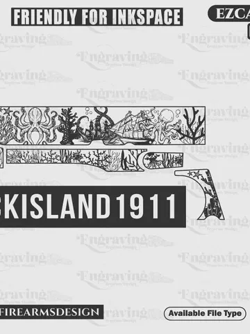 Rockisland1911 Nautical theme design Svg,lasercut,laserengraving,fiberlaser,engravingfiles,laserpattern,engravingdesign,pattern,metalart $59.99