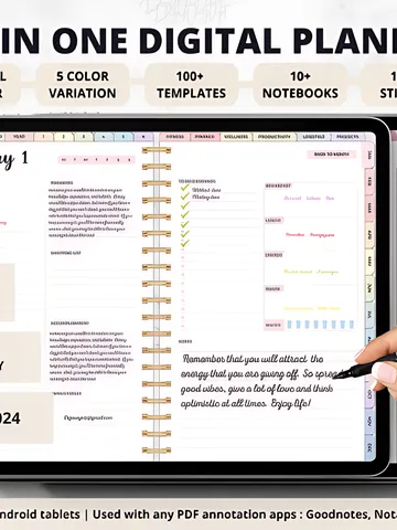 ALL in ONE DIGITAL PLANNER BUNDLE $0.00