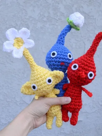 Pikmin Crochet Pattern, Nintendo Crochet Pattern, Olimar and Wiiu Crochet Pattern, Pikmin Plush. Pikmin Amigurumi $2.99