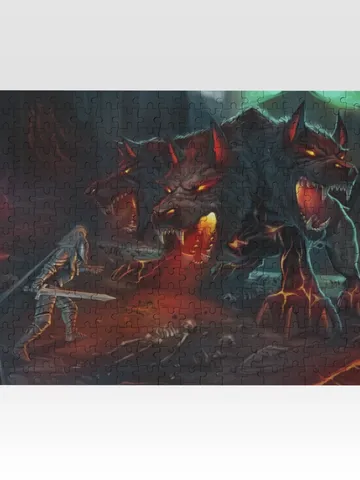 Old School Runescape Cerberus osrs Jigsaw Puzzle Wooden $36.00