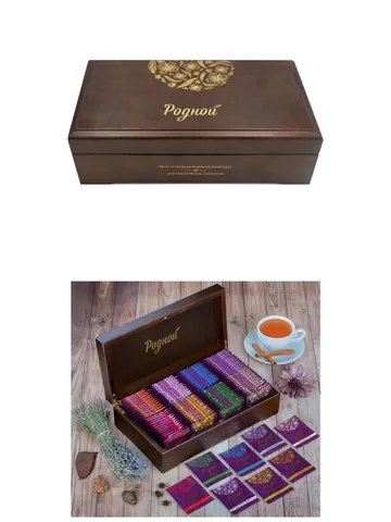 Gift set Ivan tea in a wooden box, 100 bags $99.00