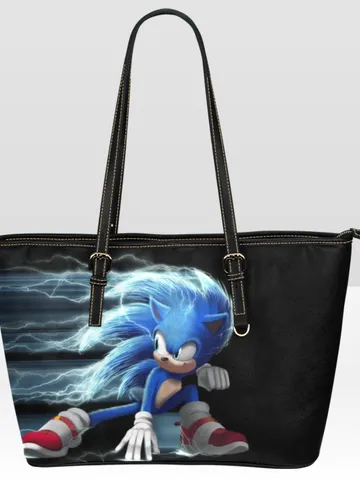 Sonic Leather Tote Bag $60.00