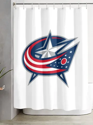 Columbus Blue Jackets Shower Curtain $48.00
