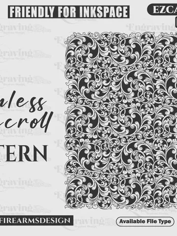 Seamless Scroll Pattern Svg,lasercut,laserengraving,fiberlaser,engravingfiles,laserpattern,engravingdesign,engravingpattern,metalart $49.99