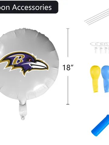 Baltimore Ravens Foil Balloon $24.00